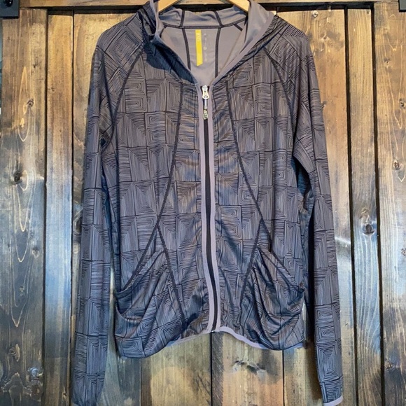 Lole UPF Protection Hooded Light Weight rashy Full Zip - Picture 2 of 10